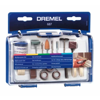 Daudzfunkciju instrumentu piederumu komplekts Dremel 687, 52 gab.