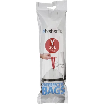 Brabantia PerfectFit atkritumu maisi Type Y, 20 l, 20 gab., balti