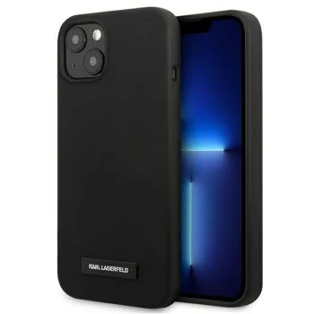 Apple iPhone 13 6.1" Karl Lagerfeld Silicone Plaque Case Cover (KLHCP13MSLMP1K), Black | Telefona Maciņš Vāks...