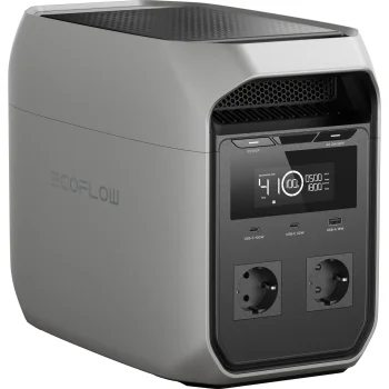 Pārnēsājamā uzlādes stacija EcoFlow DELTA 3 Classic 1024Wh 1800W, pelēka