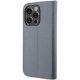 Apple iPhone 14 Pro 6.1\" Karl Lagerfeld Saffiano Karl&Choupette Bookcase Cover (KLBKP14LSANKCPG), Silver