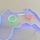 Неоновая LED лампа Pad в форме геймпада