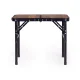 Multigarden Folding Camping Table 60x40 cm, Oak Wood Effect