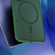 Чехол 3mk Smoke MagCase для iPhone Air с поддержкой MagSafe, зеленый