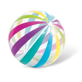 Liela piepūšamā pludmales bumba Jumbo 107 cm INTEX 59065, daudzkrāsaina