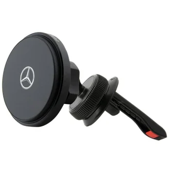 Mercedes Silver Stars MagSafe magnētiskais auto turētājs, melns