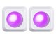 Wireless RGB LED Night Lamps with Remote – 2 Pack