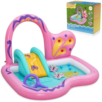 Bestway 53175 надувной игровой центр для детей с горкой 180x180x117 см
