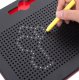 Magnetic drawing board for kids with 714 balls, black