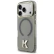 Karl Lagerfeld IML K Head Logo MagSafe vāciņš iPhone 17 Pro Max, melns