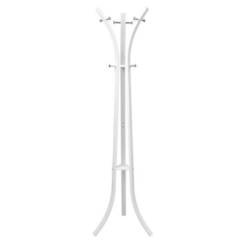 Напольная вешалка-стойка для одежды ModernHome, белая