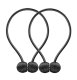 Magnetic Curtain Tiebacks Set of 2, Black