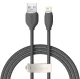 Кабель USB - Lightning Baseus Jelly CAGD000001 2.4A 1.2м Черный