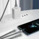 Dudao L20X Кабель 3-в-1 USB на Lightning / Micro USB / USB-C 65W, 1.2м, серый