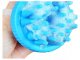 Silicone Bath Brush for Dogs and Cats with Shampoo Dispenser, Blue