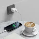 Кабель USB-A - USB-C Dudao L9T 5A 1 м, белый