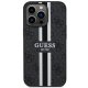 Guess iPhone 13 Pro Max Case 4G Printed Stripes MagSafe, Black