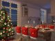 Christmas Chair Covers Santa Hat 6 Pcs Red