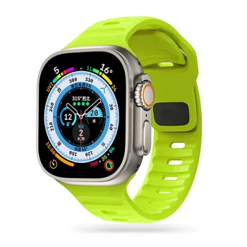Tech-Protect Apple Watch (42/44/45/49 mm) siksniņa IconBand Line, gaiši zaļa