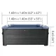 Mspa Sapphire F-SA063W Inflatable SPA Pool, 6 Person