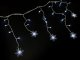 Рождественская Новогодняя Гирлянда Сосульки Снежинки, 100 LED,...