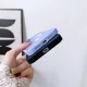 Магнитный цветной матовый чехол для iPhone 15 Pro Max - темно-синий