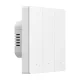 Viedais Zigbee skārienjutīgais sienas slēdzis Sonoff ZBM5-3C-86W, 3 kanālu, balts