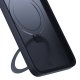 Чехол 3mk для Apple iPhone 16 Pro Max Smoke Case Mag&Stand, черный