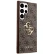 Чехол Guess 4G Big Metal Logo для Samsung Galaxy S24 Ultra коричневый