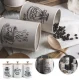 Large Metal Kitchen Canister Set of 3 for Food Storage, Coffee Tea and Sugar