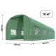 Plonos dārza siltumnīcas plēve 2.5x4m (10m2), zaļa