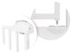Nukido 718100 Child Safety Gate, White