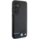 Samsung Galaxy S24+ Plus (SM-S926) BMW Leather Carbon Case Cover (BMHCS24M22NBCK), Black | Чехол Кейс...