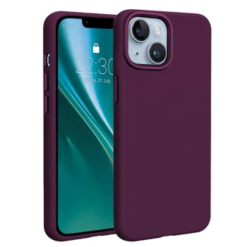 Silikona vāciņš Etteri Silicone Mag priekš iPhone 14 6.1", ķiršu sarkans
