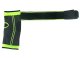 Potītes stabilizators ar Velcro aizdari, melna-zaļa