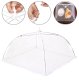 Mosquito net food cover white
