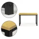 Moderns datorgalds rakstāmgalds ModernHome 120x60 cm
