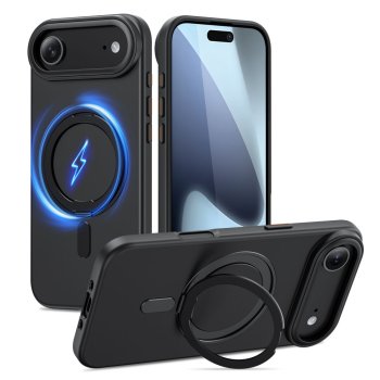 Tech-Protect iPhone 17 Air Case MagRing MagSafe, Black