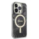 Apple iPhone 14 Pro Max 6.7\'\' Guess Marble MagSafe Case Cover + Charger (GUBPP14XHMEACSK), Black | Telefona Maciņš...