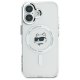 Karl Lagerfeld iPhone 16 Plus vāciņš IML Metal Choupette Head MagSafe, balts