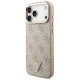 Чехол Guess 4G Triangle Logo MagSafe для iPhone 17 / 18 Pro Max, Rose Gold