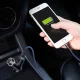 Baseus Y Type Car Charger with 2x USB and Extended Cigarette Lighter Port 3.4A, Black | Автомобильное...