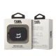 Karl Lagerfeld AirPods Pro 2 Case Silicone Choupette Head 3D, Black