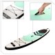 Piepūšams Vienvietīgs SUP Dēlis Atpūtai Brīvā Dabā, 320cm (līdz 150kg) l Inflatable One-Seater SUP Board for...