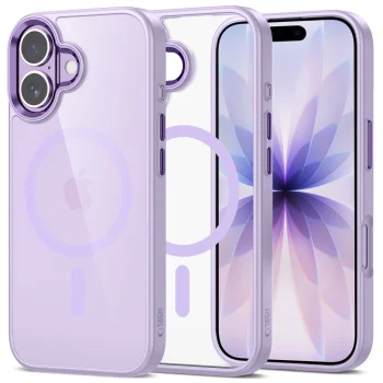 Tech-Protect MagMat MagSafe vāciņš iPhone 17 - Transparent Purple