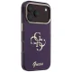 Чехол Guess IML 4G Script Metal для iPhone 17 Pro / 18 Pro, бордовый