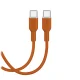 Puro ICON USB-C uz USB-C kabelis 1.5m, oranžs