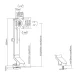 Maclean MC-853 Desk Monitor Mount, 17\"-32\", 8kg, Black