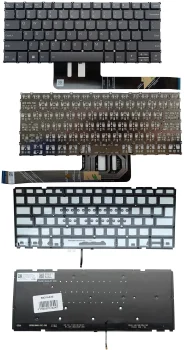 Клавиатура для Lenovo Yoga 7 14IRL8 с подсветкой, US, черная