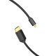 HDMI-D vīrietis uz HDMI-A 4K HD kabelis 1,5 m Vention AGIBG (melns) | Male to Cable 1.5m (Black)